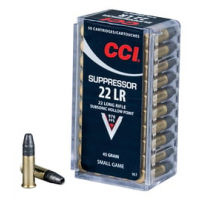 CCI LR Suppressor HP Ammo