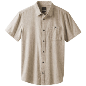 Prana Men's Jaffra Woven Short-Sleeve Shirt - Size S