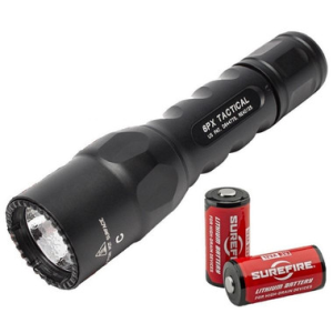 SureFire 6PX Tactical Single-Output 600 Lumen LED Flashlight - 6PX-C-BK