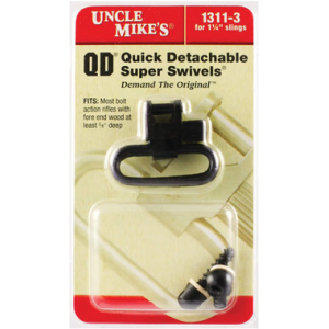 Uncle Mike's 13412 Quick Detach Super Swivel 115 RF Blued 1-Inch .22 Full Band