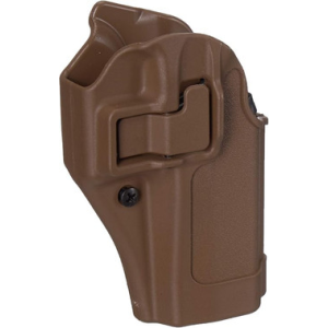 Blackhawk 410502CT- R CQC Holster with Belt Loop & Paddle Glock 19/23/32/36-Coyote Tan