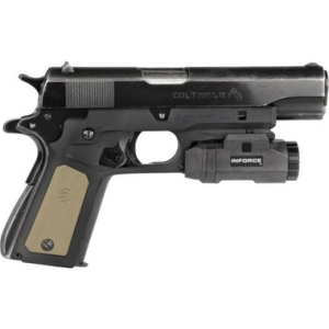 Recover Tactical Grip & Rail System for 1911 Tan Grips with BLK+ Tan Panels