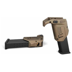 Recover Tactical MG45-02 MG45 Angled Mag Pouch for Large Frame Glock Magazines, Tan
