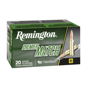 Remington Premier Match 223 Remington 77 Grain Boat Tail Hollow Point
