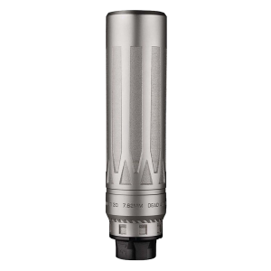 Dead Air Nomad Ti XC Suppressor, 7.62mm, Direct Thread 5/8-24, Hub Mount (Black or Silver)
