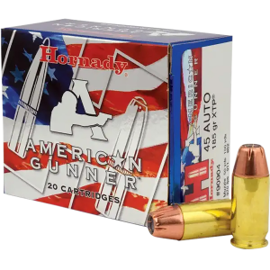 Hornady 90904 American Gunner 45 ACP 185 Grain Hornady XTP Hollow Point