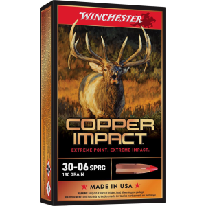 Winchester X3006CLF2 30-06 Springfield 180 Grain Copper Extreme Point Lead Free