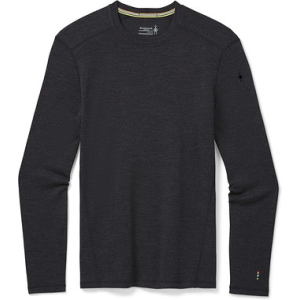 Smartwool SW01634901010XL Men's Merino Wool Crewneck Shirt, Charcoal Heather, X-Large
