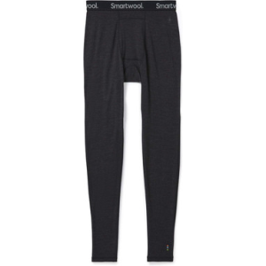 Smartwool SW016361010100L Men's Classic Merino Base Layer Bottom, Charcoal Heather, Large
