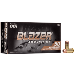 CCI 5220 Blazer Brass 40 S&W 180 Grain Full Metal Jacket
