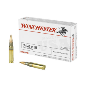 Winchester Q3130 USA 7.62x51mm NATO 147 Grain Full Metal Jacket (FMJ)