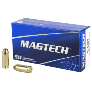 Magtech 40B Range/Training 40 S&W 180 gr 990 fps Full Metal Jacket Flat Nose (FMJFN)