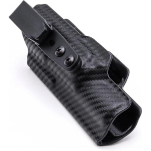 Rounded XFER Weapon Mounted Light IWB Holster TLR-7, Carbon Fiber Black