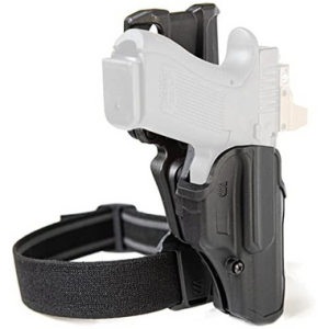 Blackhawk 411703BKR T-Series L2C Overt Gun Belt Holster Kit for Colt 1911, Black -RH