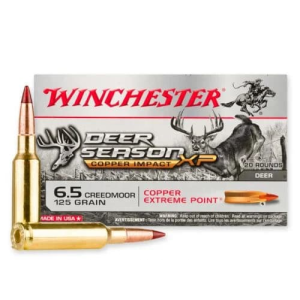 Winchester X65CLF 6.5 Creedmoor 125 Grain Copper Extreme Point Lead Free