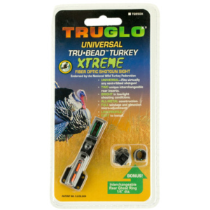 TRUGLO TRUBEAD TRKY XTRM W/GHOST UNIVERSAL STANDARD THREADED FRONT SIGHT