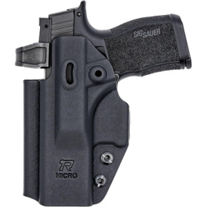 Rounded Gear RG-UNVRSL-CMPCT-BLK Universal Kydex IWB Holster Compact, Black Kydex