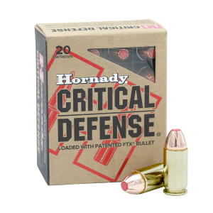 Hornady 90923 Critical Defense 45 Auto +P 185 Grain Flex Tip eXpanding