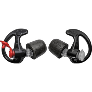 SureFire EP7BKMPR EP-7 Sonic Defenders Ultra Earplugs Foam Tipped, Black, Medium
