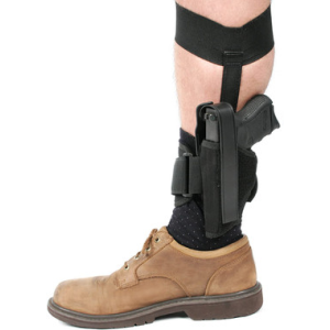 Blackhawk 40AH10BK-R Ankle Holster Size 10 Small Frame .22-.380 Cal Right Hand