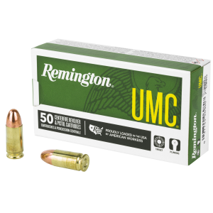 Remington 23728 UMC 9mm Luger 115 Grain Full Metal Jacket