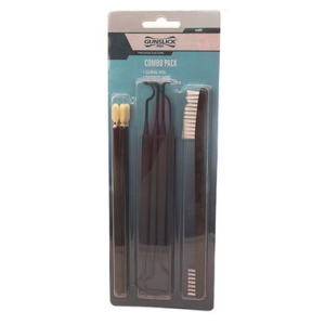 Gunslick Pro High-Quality 91924 Gun Cleaning Combo Pack 4 Picks/Swabs/Brush
