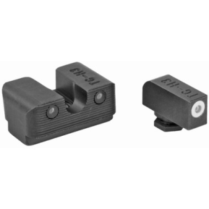 TRUGLO TRITIUM PRO FOR GLOCK LOW WHITE FOCUS RING FOR NIGHT SIGHTS SET