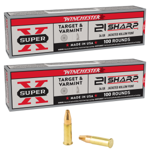 Winchester X21JHP Super-X 21 Sharp 34 Grain Jacketed Hollow Point (JHP)