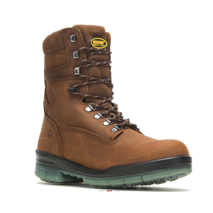 Wolverine W03238 Men's I-90 8" Durashocks Waterproof Insulated Soft Toe Work Boot, Brown