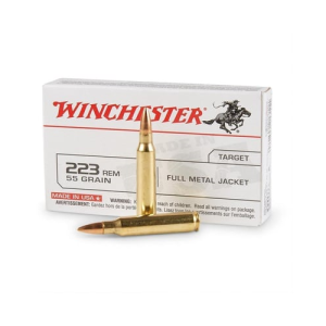 Winchester W223K USA 223 Remington 55 Grain Full Metal Jacket