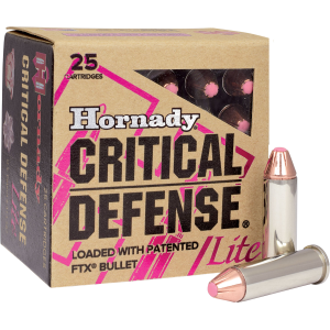 Hornady 90240 Critical Defense Lite 9mm Luger 100 Grain Flex Tip eXpanding