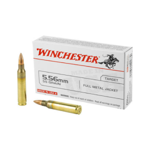 Winchester WM193K USA M193 5.56x45mm NATO 55 Grain Full Metal Jacket Lead Core
