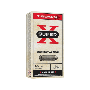 Winchester USA45CB Super X Cowboy 45 Colt 250 Grain Lead Flat Nose (LFN) Ammo