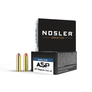 Nosler 40134 ASP .357 Magnum 125 Grain Jacketed Hollow Point (JHP) Ammo