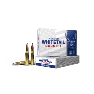Nosler 40120 Whitetail Country 308 Win 165 Grain Spitzer Solid Base Soft Point (SP) Ammo