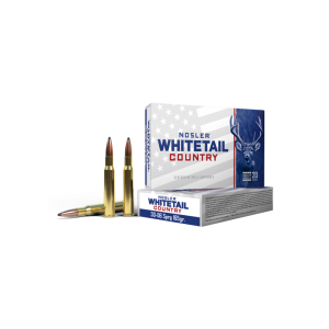 Nosler 40125 Whitetail Country 30-06 Springfield 165 Grain Spitzer Solid Base Soft Point (SP) Ammo