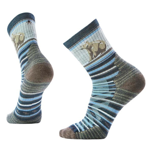 Smartwool SW002880G741 Men's Hike Targeted Cushion Mid Crew Socks Twilight Blue