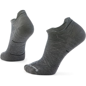 Smartwool SW0016510521 Men's Run Zero Cushion Low Ankle Socks Medium Grey